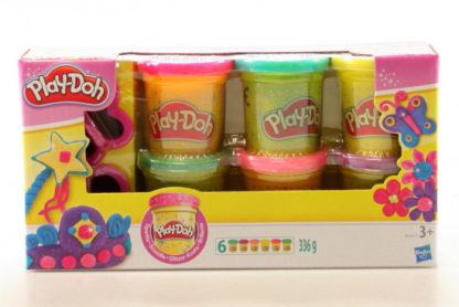 Play-Doh - Třpytivá sada se 2 vykrajovátky