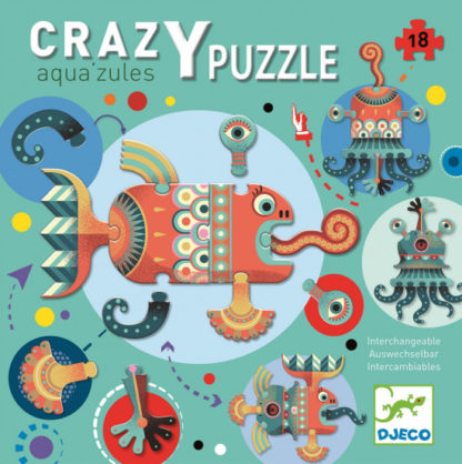 Kreativní puzzle - obyvatelé moře - 18 ks