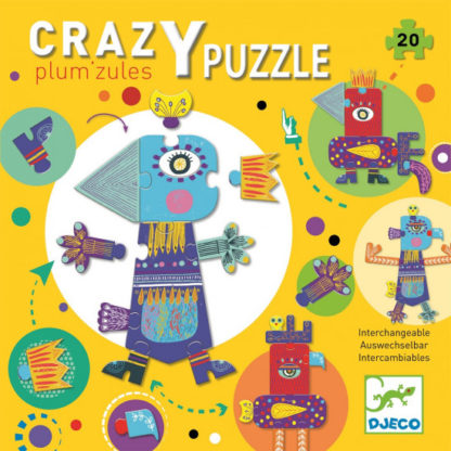 Kreativní puzzle - prapodivná zvířata - 20 ks