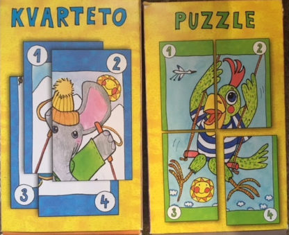 Kvarteto + puzzle - 2 v 1
