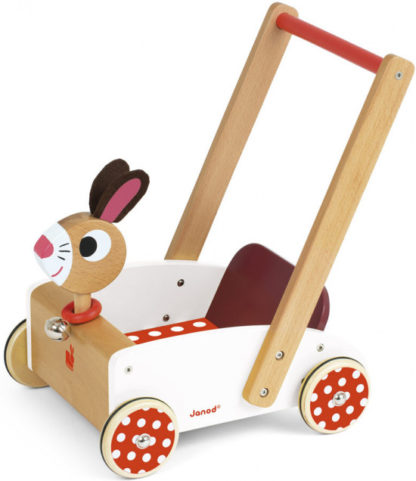 Dřevěný vozík - zajíc