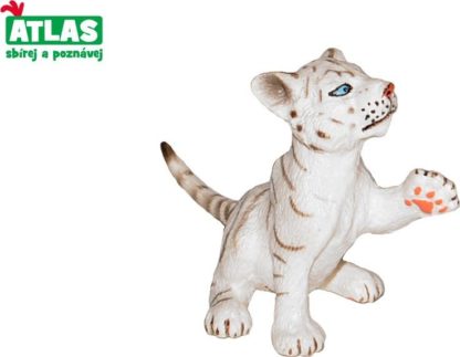 Atlas A - Figurka Tygr bílý mládě 6cm
