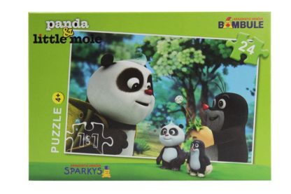 Puzzle Krtek a Panda 24 dílků