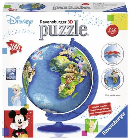 Puzzle 3D Disney Globus 180 dílků