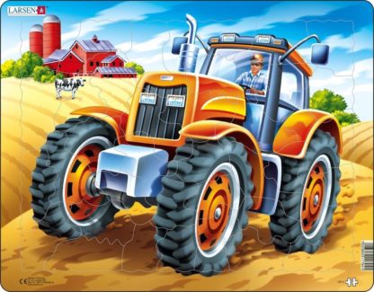 Puzzle Americký traktor 37 dílků