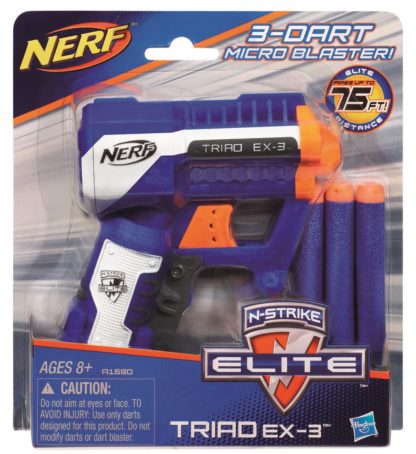 NERF elite kapesní pistole s 3 hlavněmi