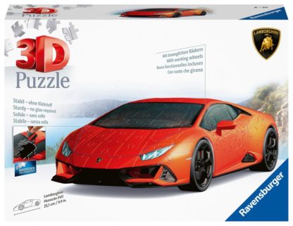Puzzle 3D Lamborghini Huracan Evo 108 dílků