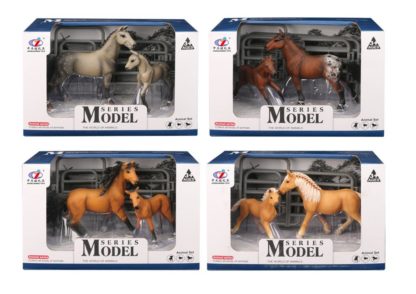 Sada figurek Model Svět zvířat 2 kůň+hříbě