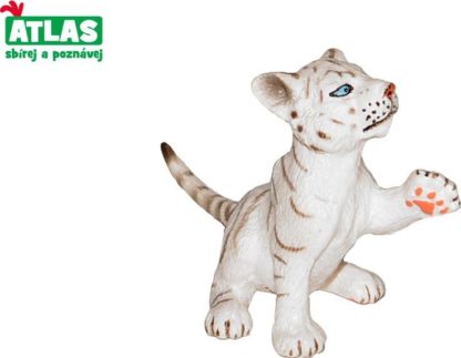 A - Figurka Tygr bílý mládě 6cm