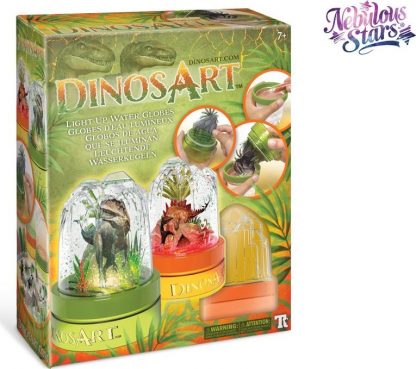 DinosArt nasvícené snežítko s dinosaurem