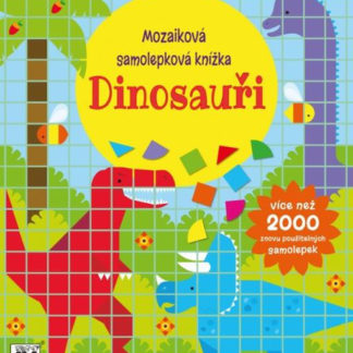 Mozaiková samolepková knížka - Dinosauři