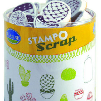 Stampo scrap - kaktusy - 23 ks