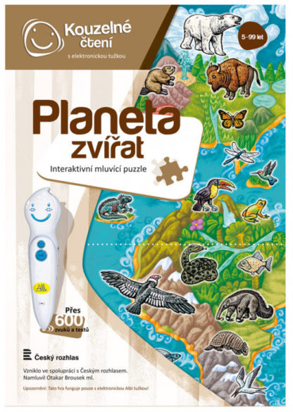 Kouzelné čtení - Puzzle - Planeta zvířat