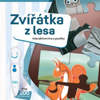 Kouzelné čtení - hra s puclíky - Zvířátka z lesa