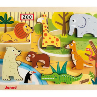 Vkládací puzzle - ZOO