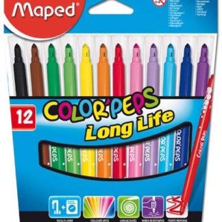 Dětské fixy Maped Color´Peps - 12 barev