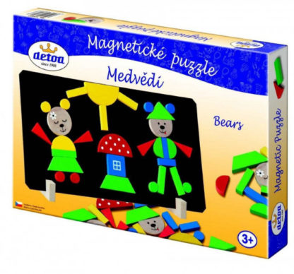 Magnetické puzzle - medvědi