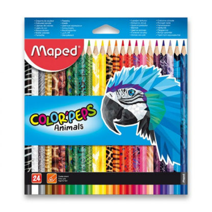 Pastelky Maped Color'Peps Animals  - 24 barev