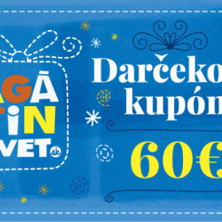 Agátin darčekový kupón: 60 EUR