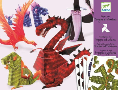 Origami Draci - papírová skládačka