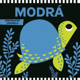 Modrá - kontrastní leporelo