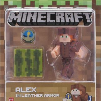 MINECRAFT figurka Alex v kožené zbroji