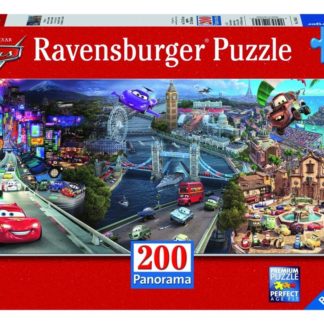 Puzzle Disney Auta 200 dílků Panarama