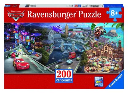 Puzzle Disney Auta 200 dílků Panarama