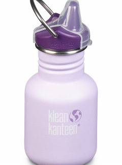 Dětská nerezová lahev Klean Kanteen Kid Classic w/Kid Sippy Cap - sugar plum fairy matte 355 ml