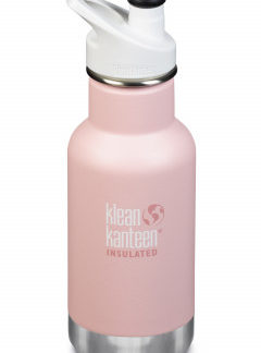 Dětská nerezová termolahev Klean Kanteen Insulated Kid Classic w/Kid Sport Cap 3.0 - ballet slipper matte 355ml