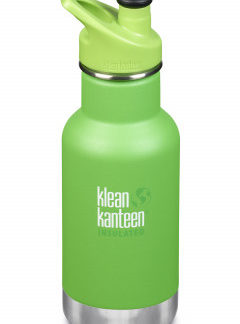 Dětská nerezová termolahev Klean Kanteen Insulated Kid Classic w/Kid Sport Cap 3.0 - lizard tails matte 355 ml