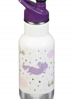 Dětská nerezová termolahev Klean Kanteen Insulated Kid Classic w/Kid Sport Cap 3.0 - unicorn leap 355 ml