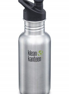 Nerezová lahev Klean Kanteen Classic w/Sport Cap 3.0 - brushed stainless 532 ml