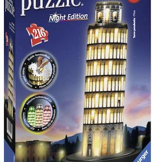 Puzzle 3D Pisa (Noční edice) 216 dílků