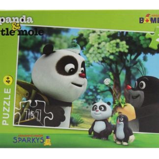 Puzzle Krtek a Panda 24 dílků