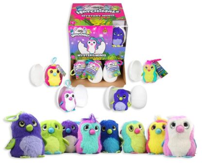 Hatchimals plyšový s klipem malý