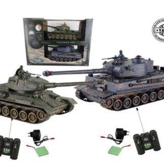 RC tank T34 vs Tiger (sada 2ks) 1:24