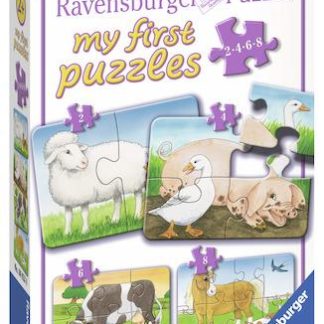 Puzzle Zvířata na statku 2/4/6/8 dílků