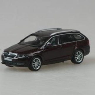 Škoda Octavia III Combi 1:43 Rosso Brunello Met.