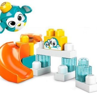 Mega Bloks Peek a Blocks velká skluzavka - tučňák