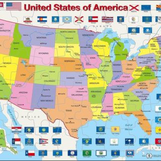 Puzzle Mapa USA - jednotlivé státy