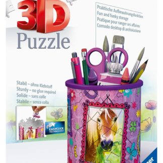 Puzzle 3D Stojan na tužky Kůň 54 dílků