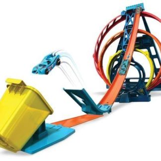 Hot Wheels track builder trojitá smyčka