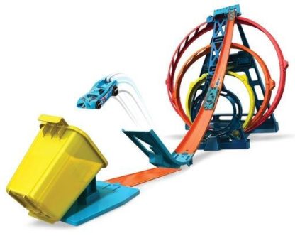 Hot Wheels track builder trojitá smyčka