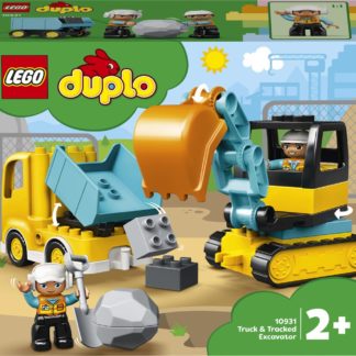 Lego Duplo 10931 Náklaďák a pásový bagr