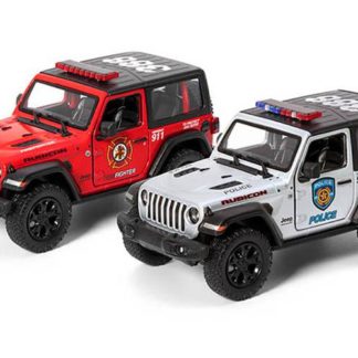 Auto kovové Jeep Wrangler policie/hasiči