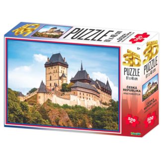 Puzzle 3D Hrad Karlštejn 500 dílků