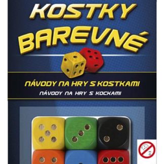 Barevné hrací kostky dřevěné