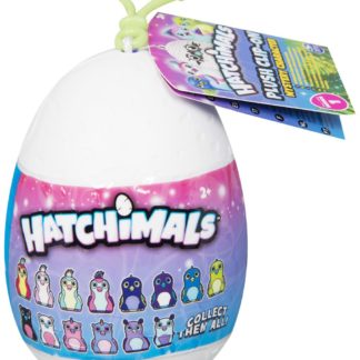 Hatchimals plyšový s klipem střední