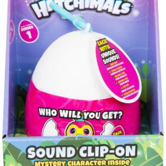 Hatchimals plyšový s klipem v krabičce